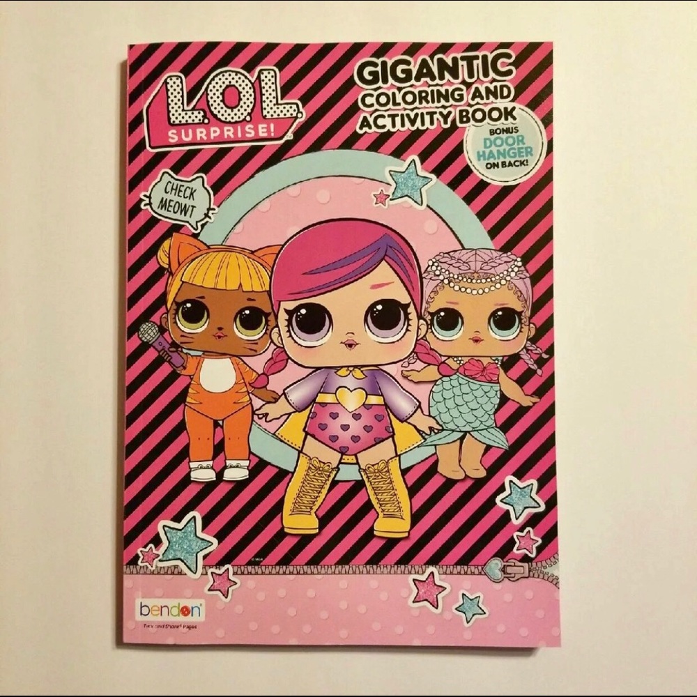 LOL SURPRISE DOLLS GIGANTIC COLORING ACTIVITY BOOK
